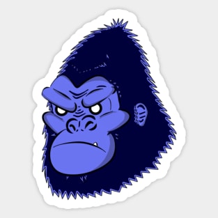 Blue Gorilla Sticker